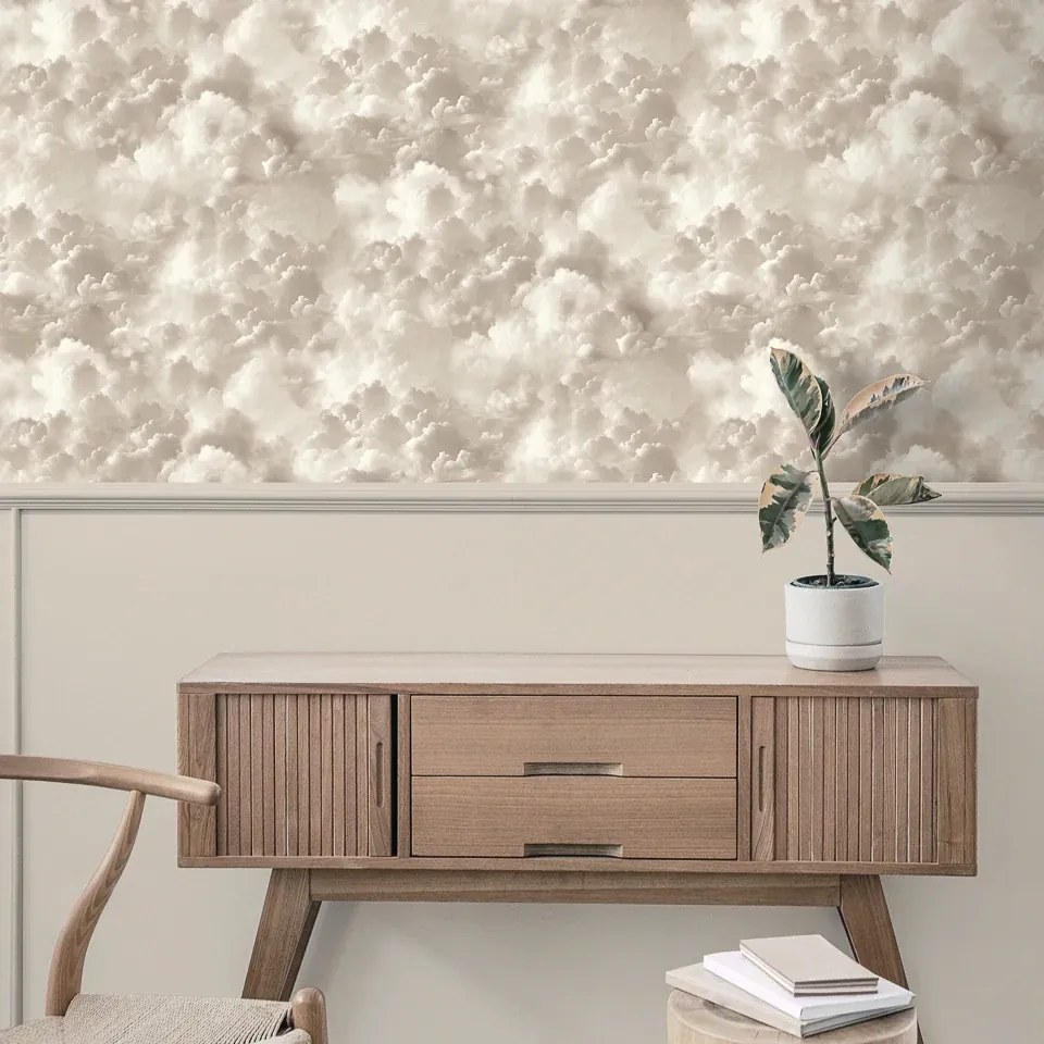Arthouse Signature 2 Vanilla Skies bézs felhős papír tapéta – 100189AH