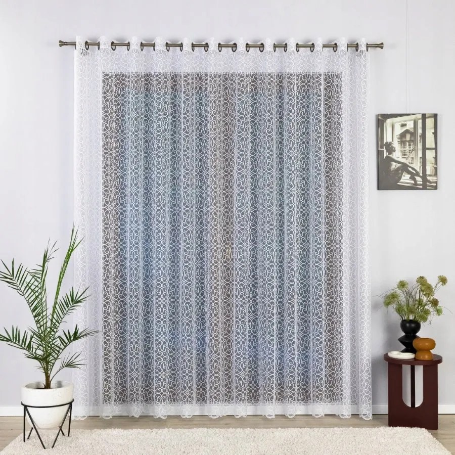 Kész Függöny Indiai Mintás Átvezetőkkel 550X145