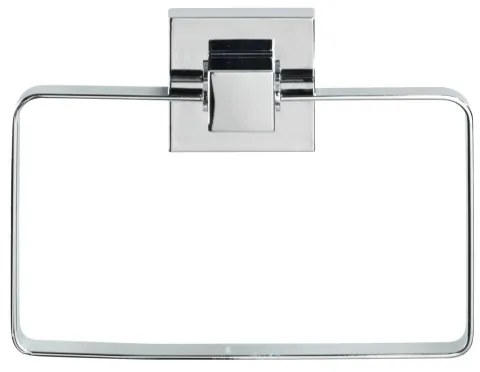 WENKO 22689100-Törölközőtartó VACUUM-LOC QUADRO ED 18,5x14 cm ezüst/fényes króm