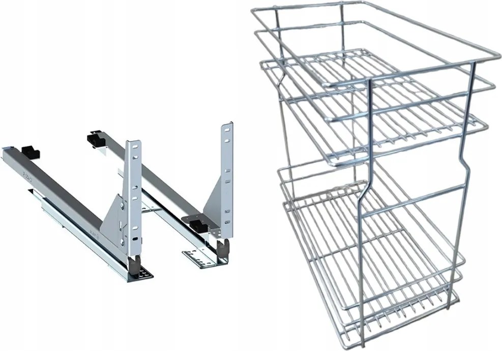 Rejs Asztali Cargo kosár 300 króm csendes ház