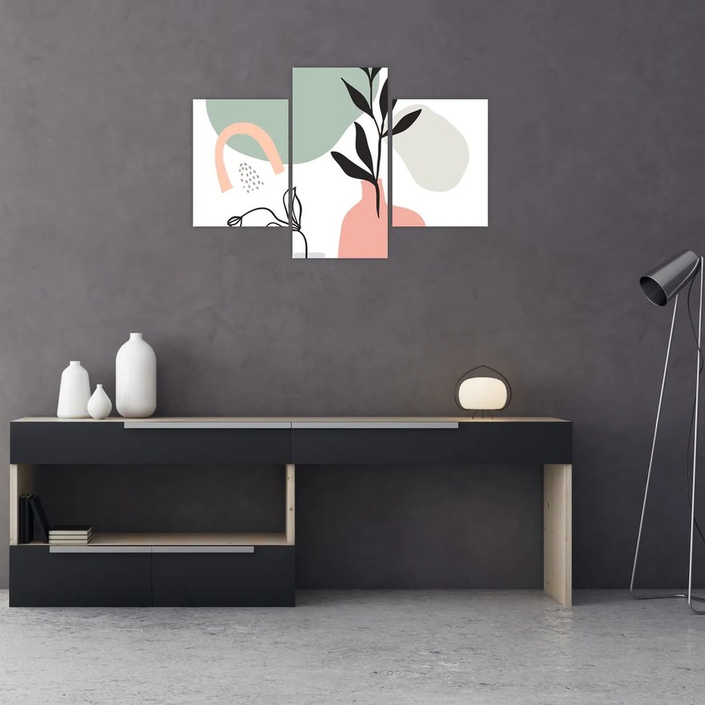 Kép - Virágok vázában N⁰3 (90x60 cm)