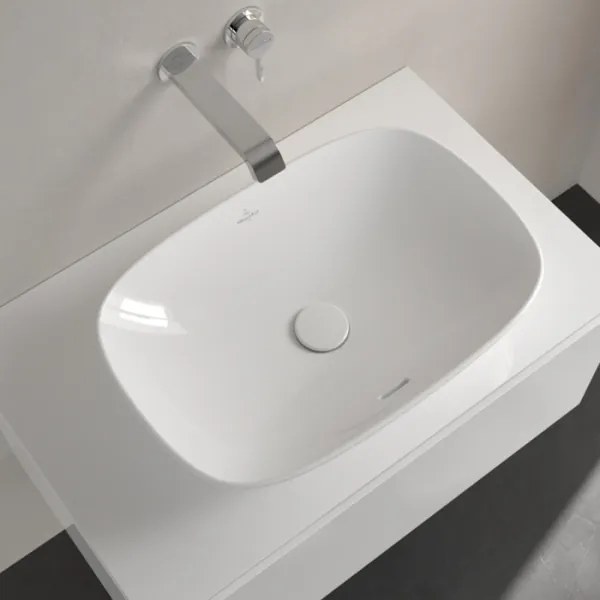 Villeroy & Boch 4A490001 - LOOP&FRIENDS 56x38 cm ráültethető mosdó, kerámia/fehér