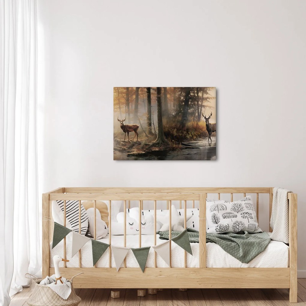 Kép - Vintage vadvilág festmény (70x50 cm)