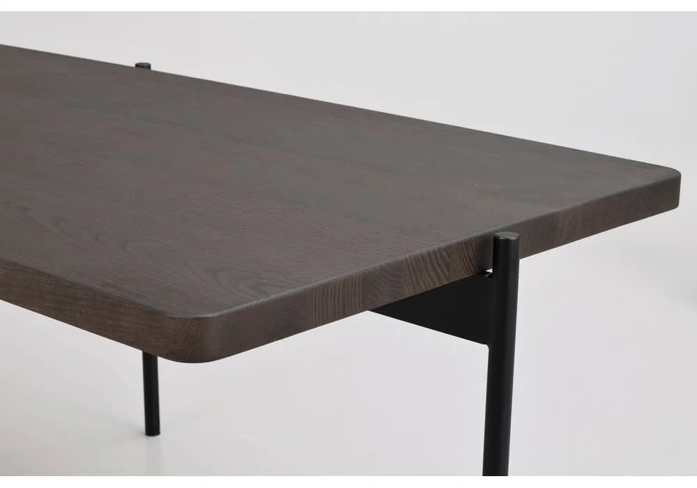 Shelton barna kőrisfa dohányzóasztal, 145 x 60 cm - Rowico