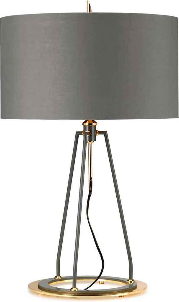 Elstead glamour modern asztali lámpa ferrara ezüst szürke elsferrara-tl-gpg