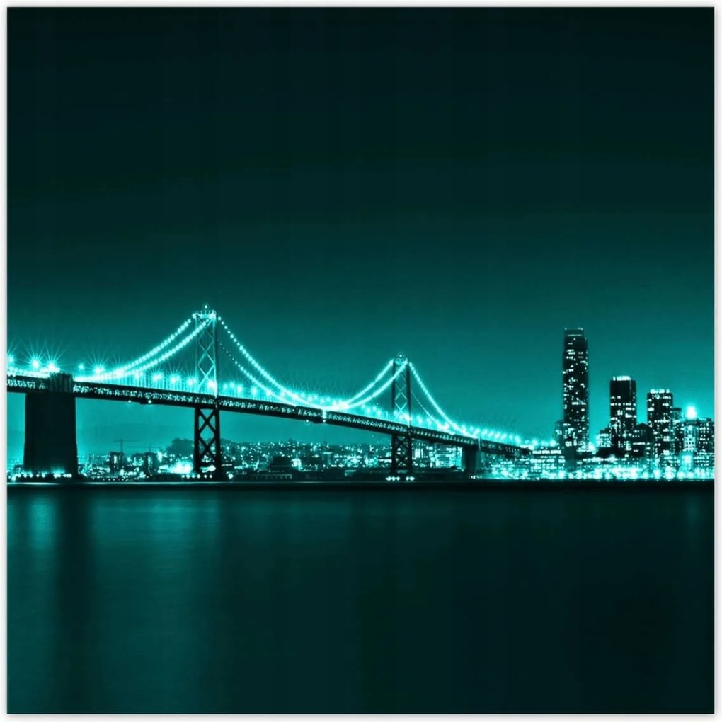 Poszterek 100x100 Türkiz kilátás híd