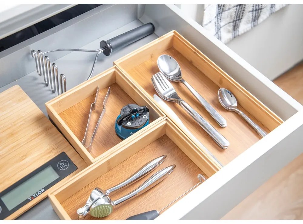 Bambusz fiókrendező szett 3 db-os Copco - Kitchen Craft