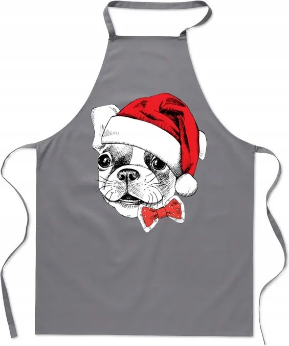 Konyhai kötény Kutya Karácsonyi Mikulás sapka Ajándék
