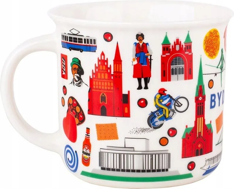 Folk Bögre 350 ML Bydgoszcz Szimbólumok Folkstar