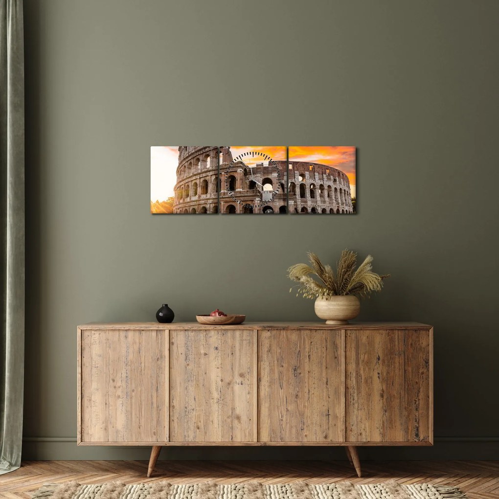 Kép - Colosseum Rómában (órával) (90x30 cm)
