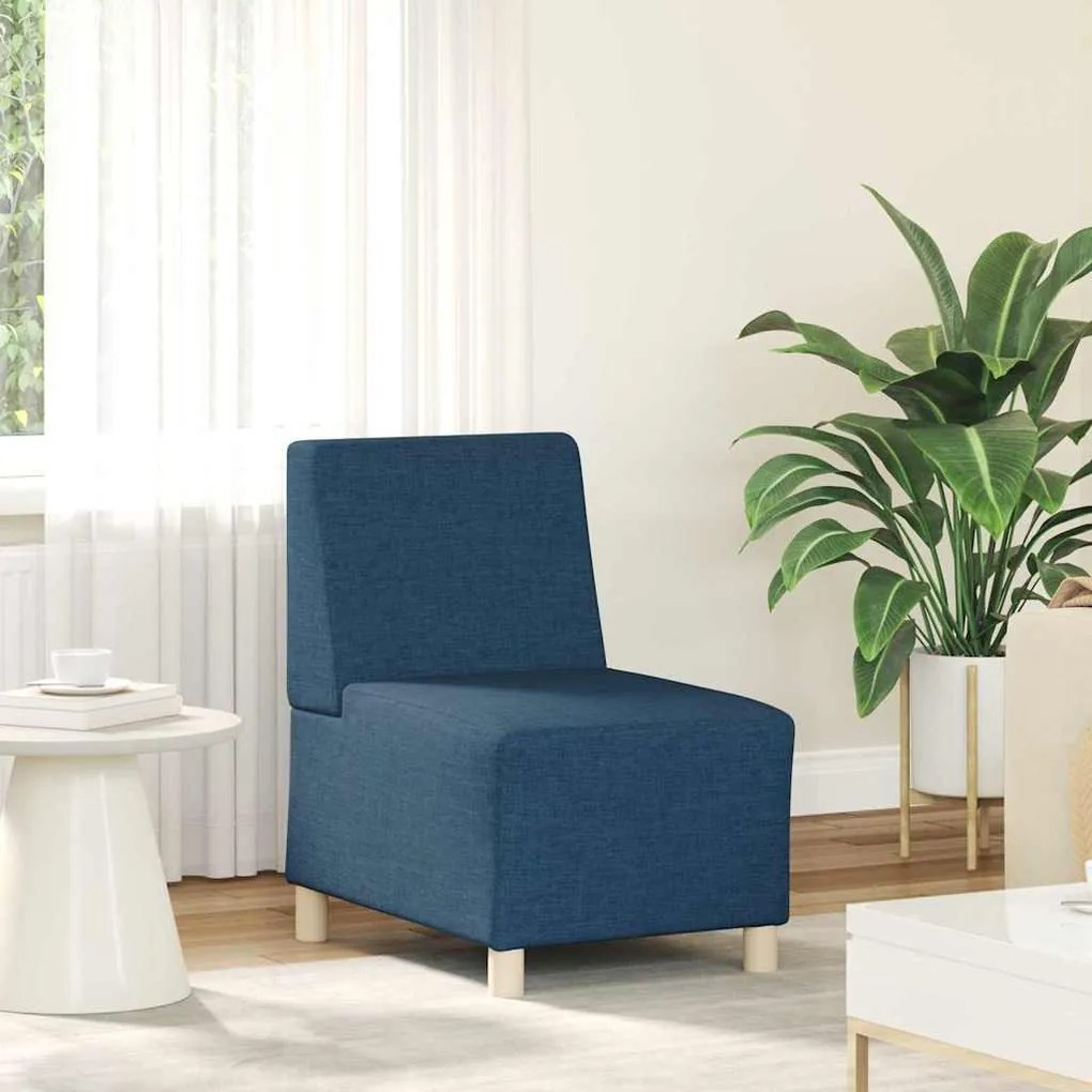 Karfa Nélküli Modularis Kanapé Egység 2 pcs Kék 55 x 74 x 82 cm