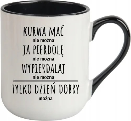 Bögre Fehér, Fekete Cofee Vicces Ajándék Csak Jó Reggelt