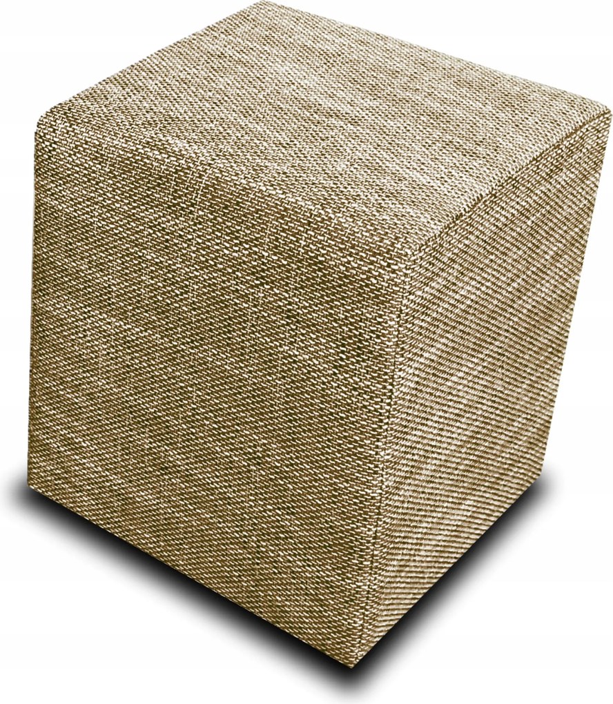 puff kocka lábtartó Cube 40x40x45 barna melange az előszoba nappaliba