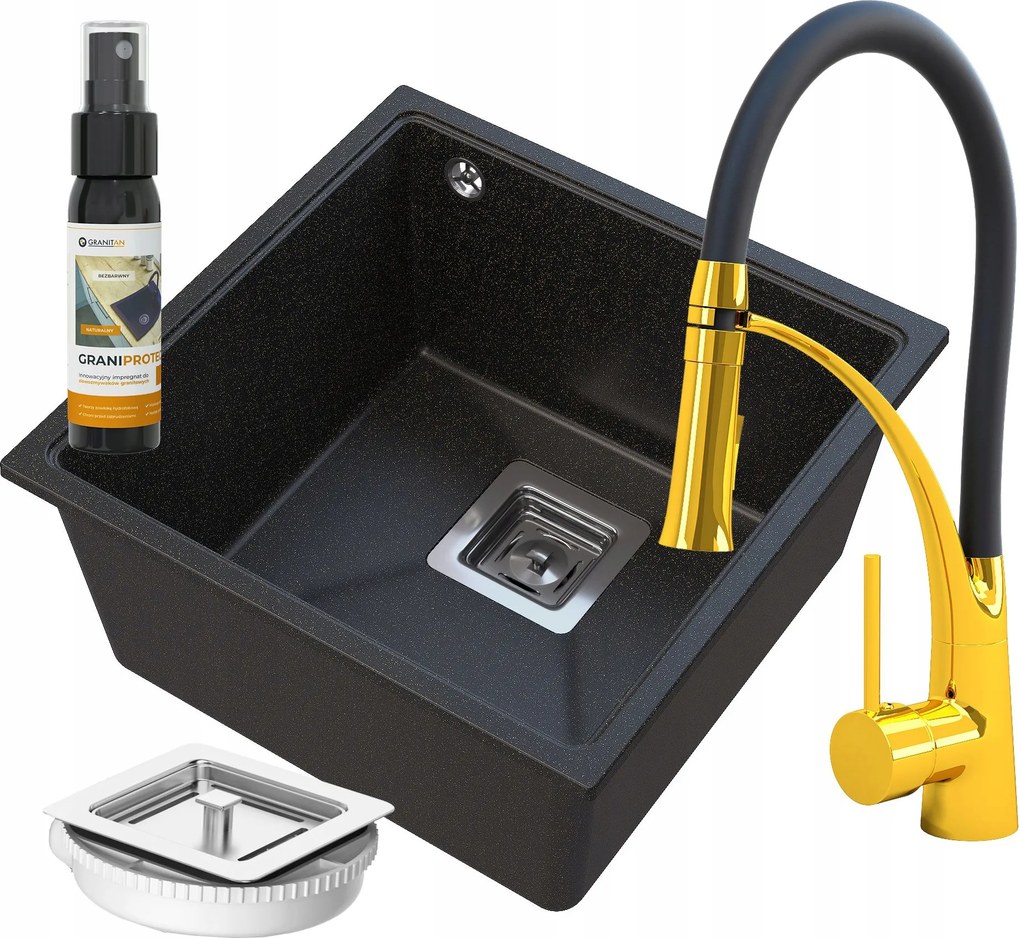 Mosogató Pult Alatti Gránit Szett Arany Ital