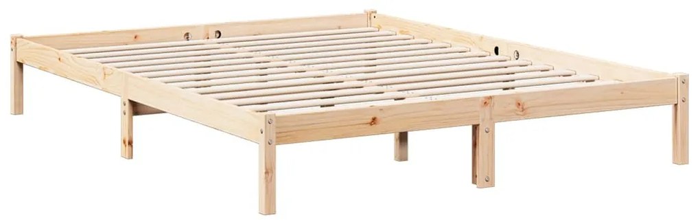tömör fenyőfa extra hosszú ágykeret matrac nélkül 140 x 220 cm