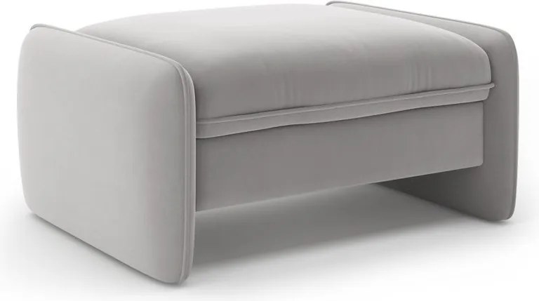 Világosszürke bársony lábtartó Georgia – Micadoni