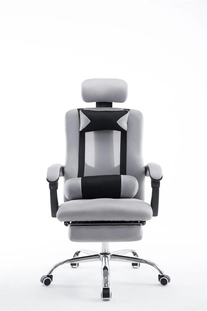 Fellow szövet irodai forgószék, dönthető háttámlával, lábtartóval, állítható fejtámlával