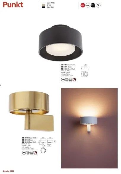 Redo 01-3096 - LED Mennyezeti lámpa PUNKT LED/6W/230V fehér