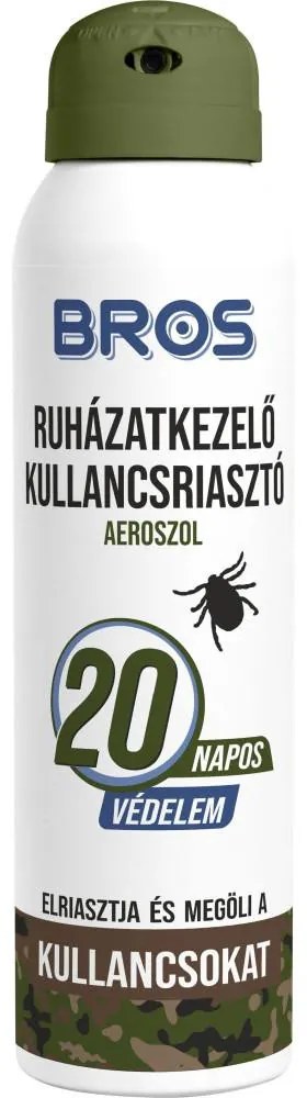 Bros Ruházatkezelő kullancsirtó/riasztó aeroszol 90ml