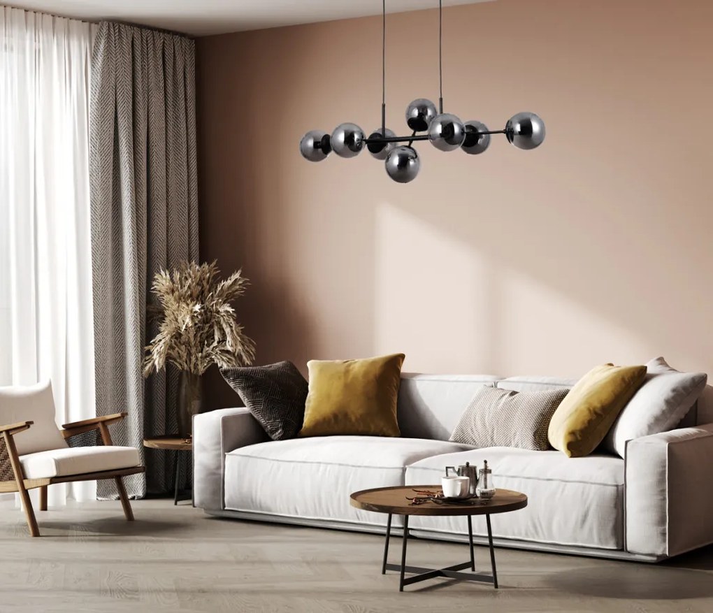 ITALUX PND-1098-8-BL MOLITE Glamour Csillár E14 IP20