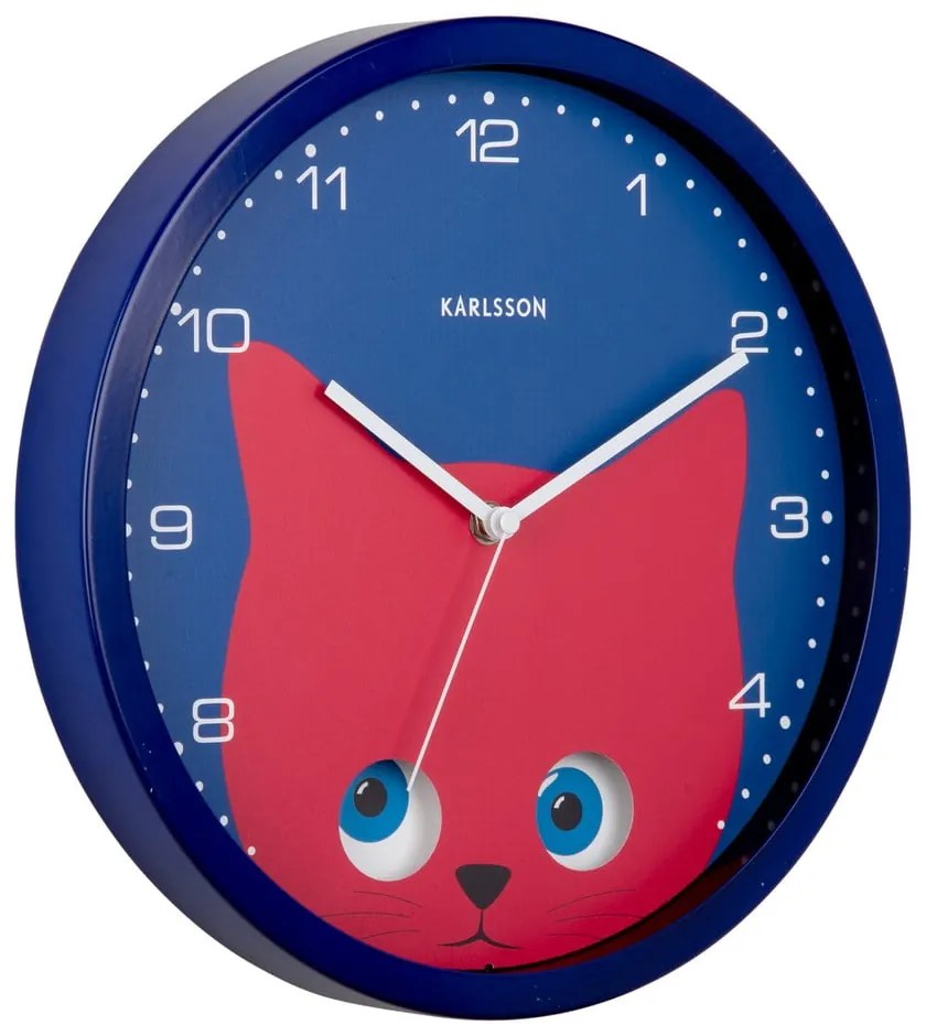 Gyerek óra ø 31 cm Peekaboo Cat – Karlsson