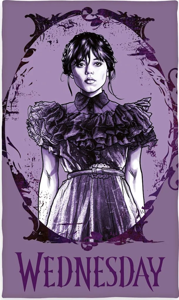 Wednesday Gothic kéztörlő, arctörlő, törölköző 30x50cm