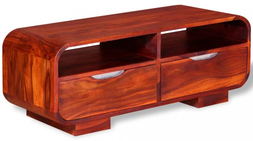 tömör akácfából dohányzóasztal 90 x 40 x 35 cm