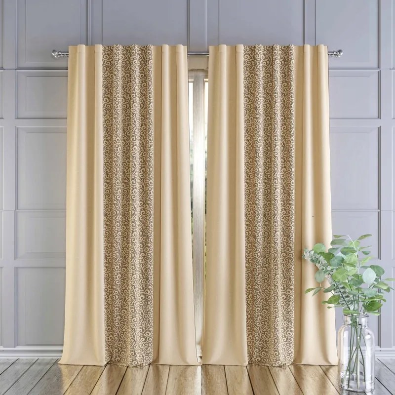 Jacquard függöny panel Morgana fehér 70 cm méter