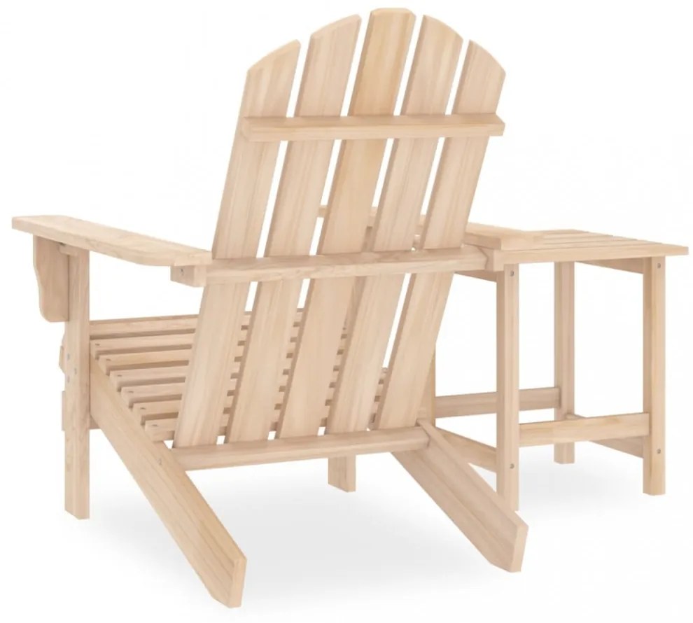 tömör fenyőfa kerti adirondack szék asztallal