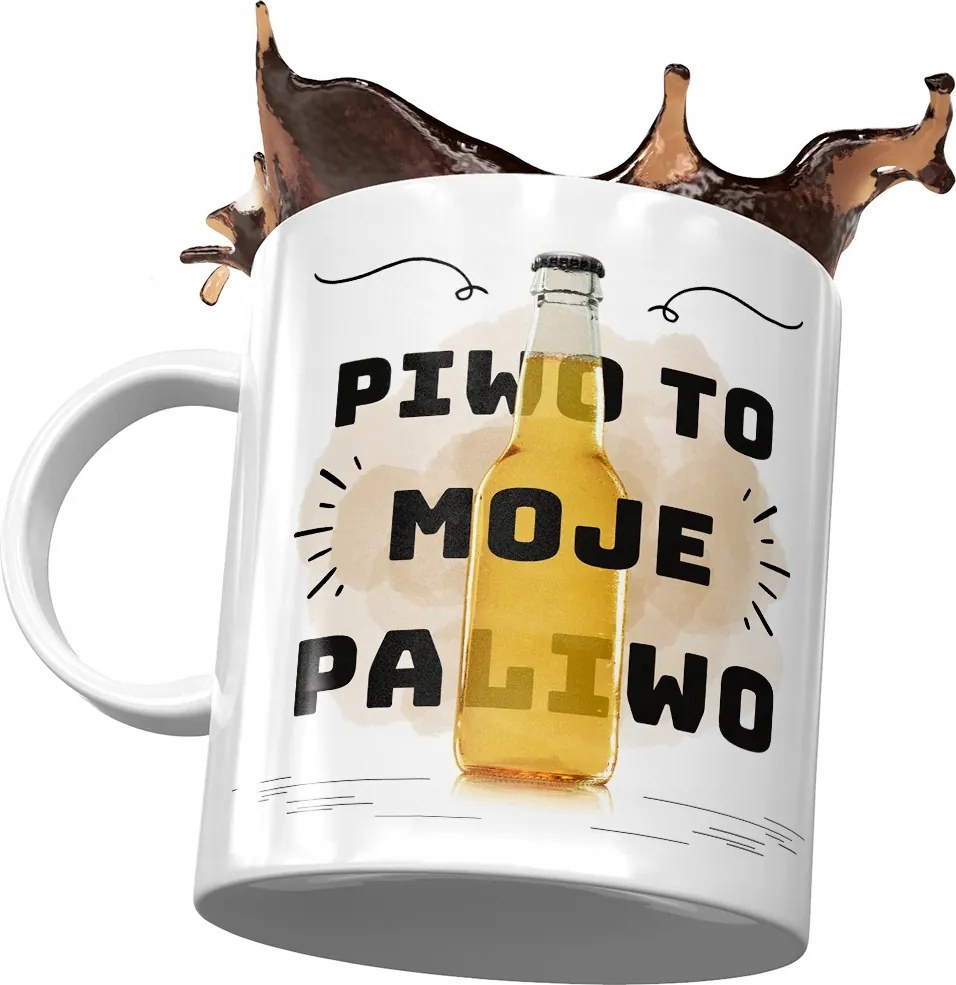 Bögre Vicces Sör Az Én Üzemanyagom Ajándék Nyomtatott Fotóval