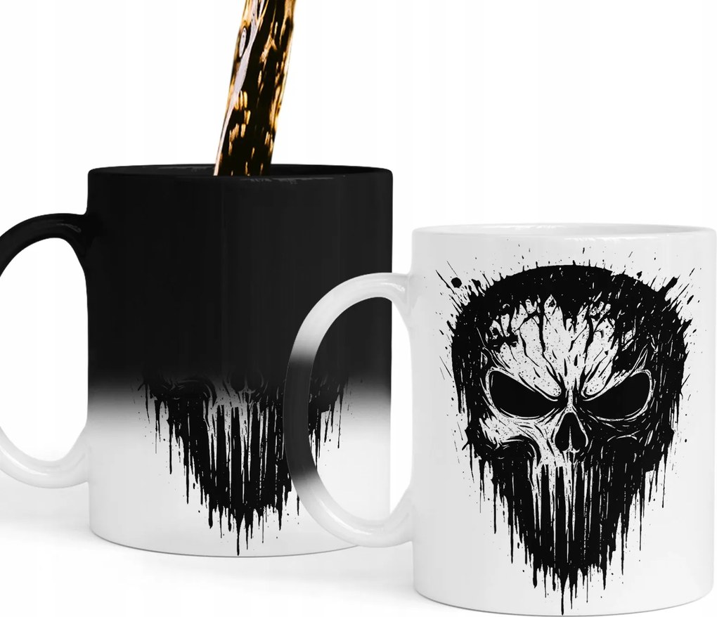 Bögre Mágikus Koponya Skull P. Bögre Ajándék Szöveg