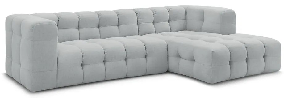 Világosszürke sarokkanapé (jobb oldali) Cloud – Bobochic Paris