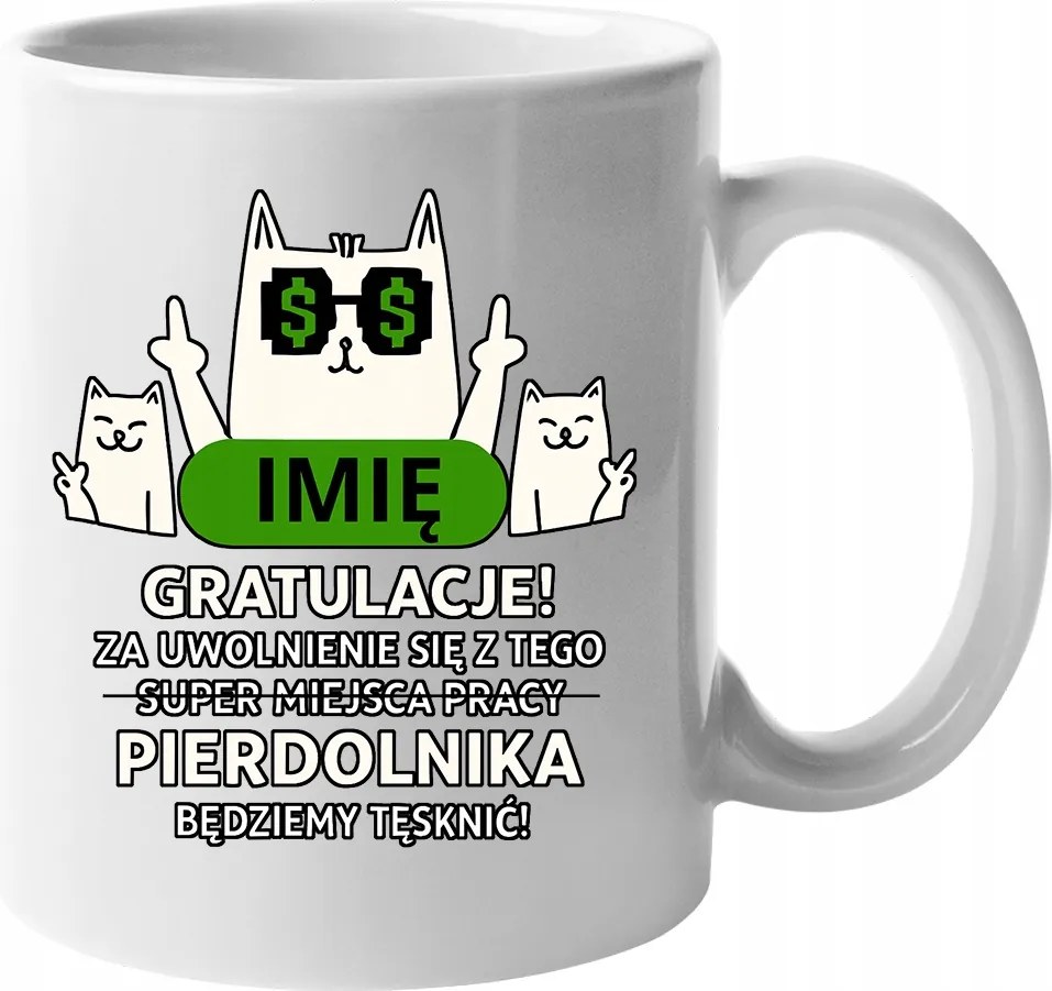 Búcsú Bögre Távozás A Munkából Ajándék Név Karácsonyi ajándék