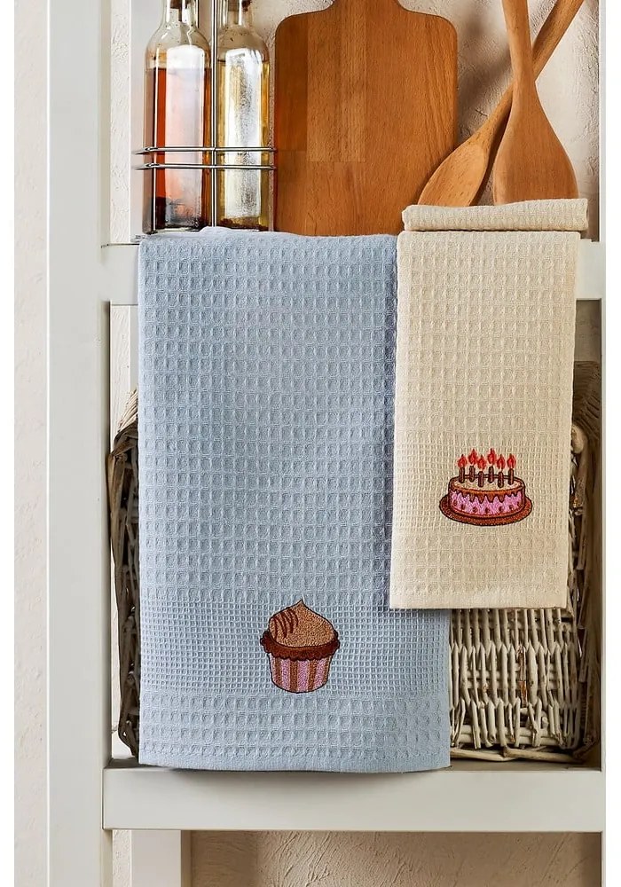 Pamut konyharuha szett 6 db-os 40x60 cm Cake – Foutastic