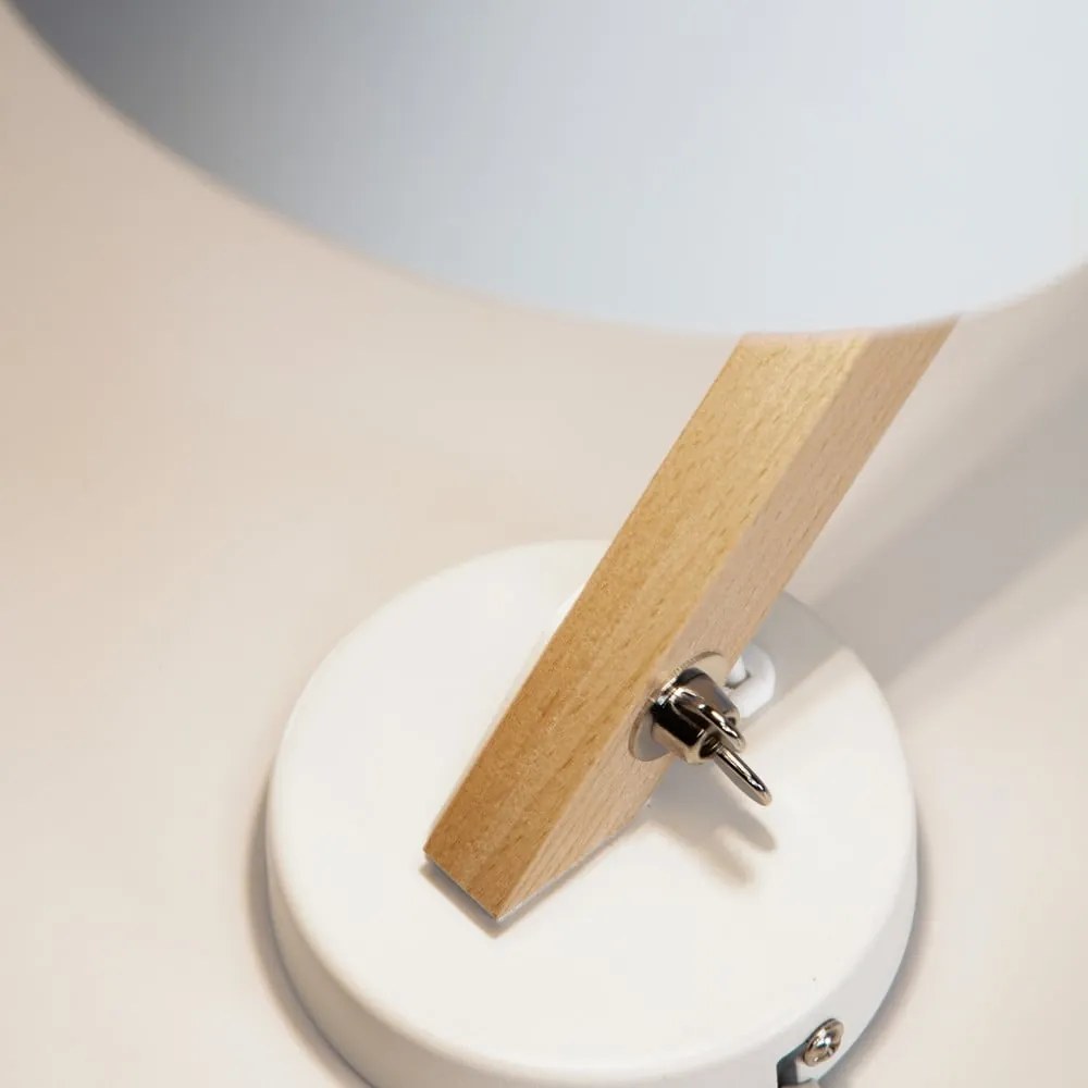 Fehér-natúr színű fali lámpa ø 15 cm Muse – Kave Home