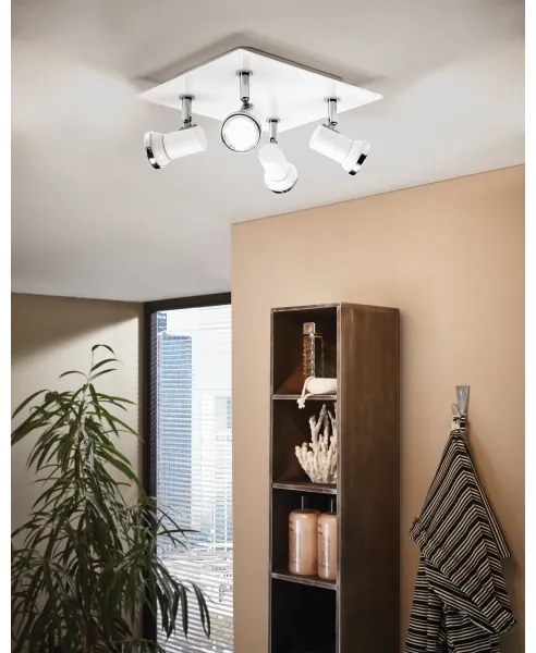 Eglo 95995 - LED Fürdőszobai lámpa TAMARA 1 4xGU10-LED/3,3W/230V