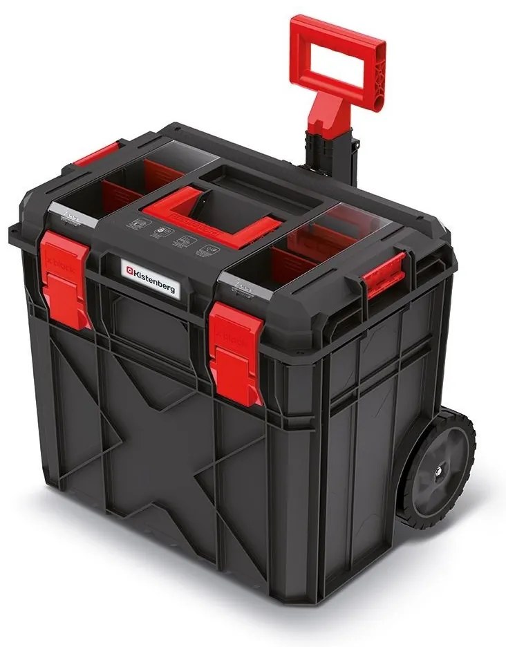 Kistenberg Szerszámtáska transzp. kerekekkel X BLOCK LOG fekete 546x380x510