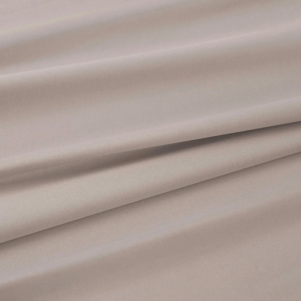 Goldea kör alakú pamut terítő - szürkésbarna Ø 150 cm