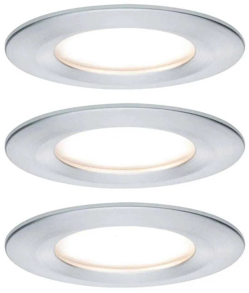 Paulmann 93462 - KÉSZLET 3xLED/6W IP44 Fürdőszobai beépíthető lámpa NOVA 230V