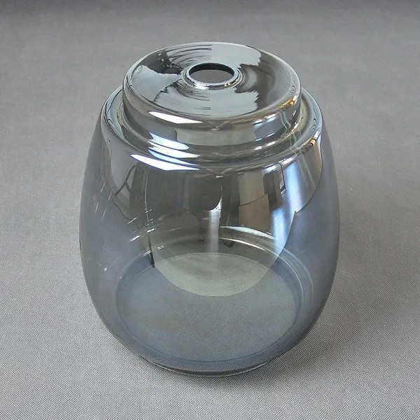 BRILAGI - LED csillár kábellel RETRO GLASS 2xE27/60W/230V matt króm/füstszürke
