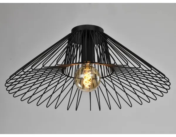 ONLI - Mennyezeti lámpa DUCCIO 1xE27/22W/230V átm. 60 cm fekete