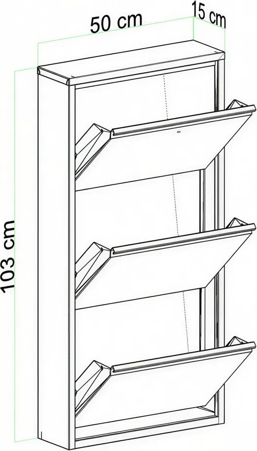 Locking 3 Piece Metal - Anthracite