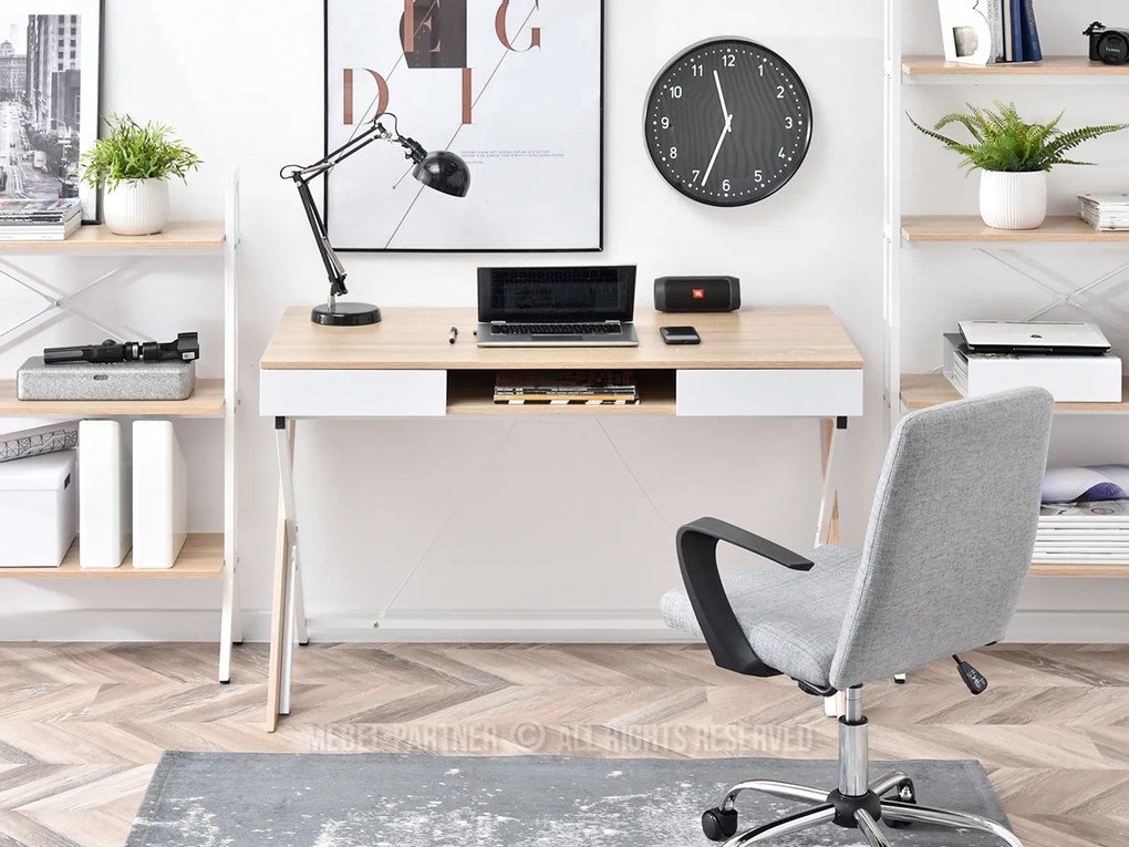 PC asztal Hilly (tölgy). Akció -17%. 1109763