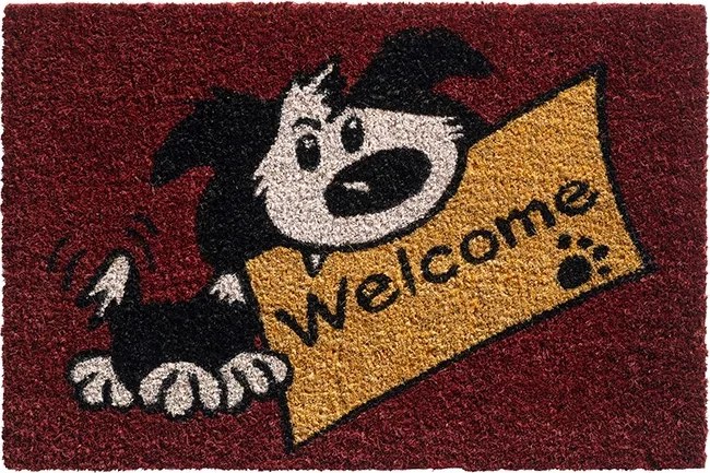 Lábtörlő kókuszszőnyeg az ajtó alá befelé