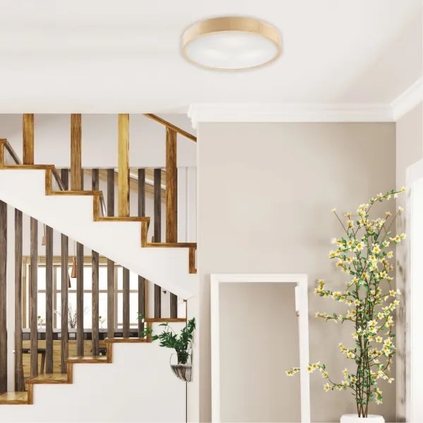 NATURAL mennyezeti lámpa 3xE27/60W/230V, 47 cm, fenyő