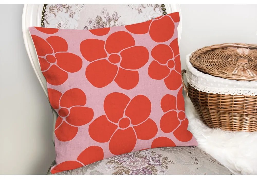 Párnahuzat 43x43 cm Poppy Fields – Mila Home