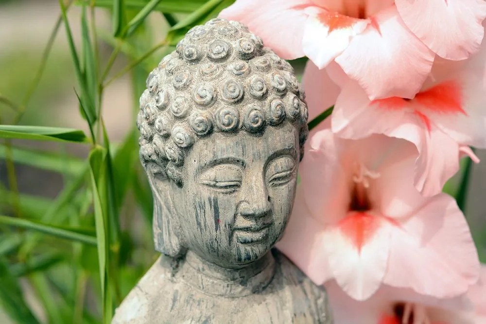 Öntapadó fotótapéta Buddha szobor a Zen kertben