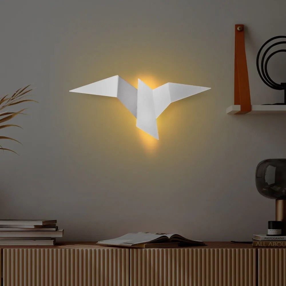 Fehér LED fali lámpa Pacali – Opviq lights