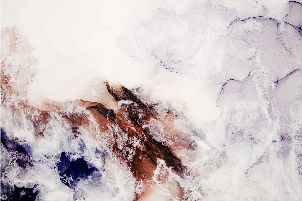 Kép - Lila márvány N⁰1 (90x60 cm)