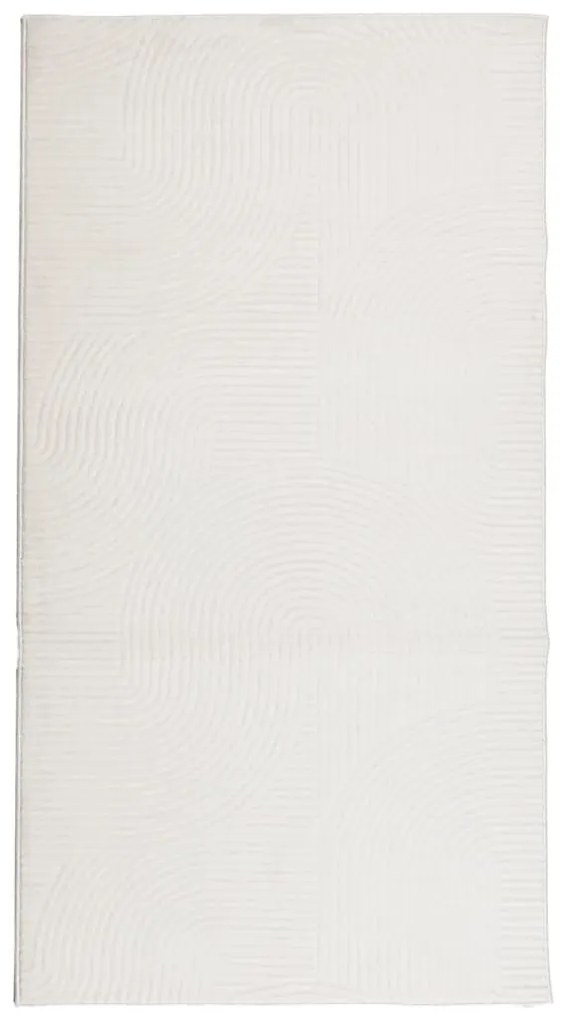 IZA krémszínű rövid szálú skandináv stílusú szőnyeg 80x150 cm